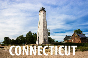 The lighthouse in Connecticut